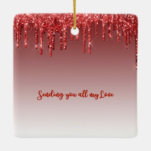 Ballerina踊りで祖父母のクリスマスCe セラミックオーナメント (裏面)