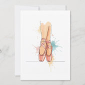 ballerina 招待状 (正面)