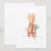ballerina 招待状 (正面/裏面)