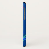 Ballerina apple IPhone Xケース。パーソナライズされた名前 Case-Mate iPhoneケース (裏面/左)