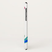 Ballerina apple IPhone Xケース。パーソナライズされた名前 Case-Mate iPhoneケース (裏面/左)