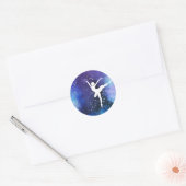 Ballerina/ Balletttänzerin ラウンドシール (封筒)