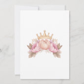 Ballerina Dance and Twirl 5th Birthday Girl  招待状 (裏面)