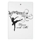 Ballerina Dance with Me Music Note ミニクリップボード (裏面)
