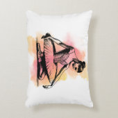 Ballerina Dancing in Color  アクセントクッション (正面(垂直))