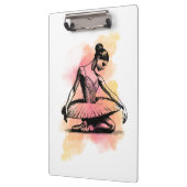 Ballerina Dancing in Color  クリップボード (左)