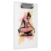 Ballerina Dancing in Color  クリップボード (右)