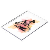 Ballerina Dancing in Color ノートブック (左側)