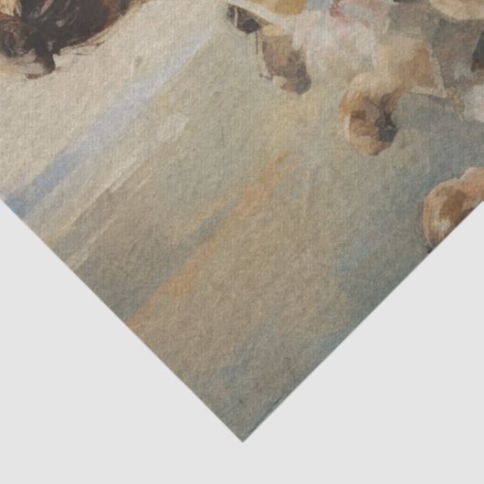 Ballerina Getting Ready Decopage 薄葉紙 (詳細)