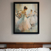 Ballerina Getting Ready Decopage 薄葉紙