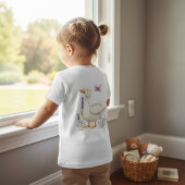 Ballerina Goose Cute Lavender Tutu Toddler  ベビーTシャツ