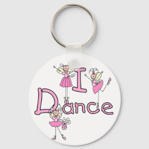 Ballerina I Dance T-shirts and Gifts キーホルダー
