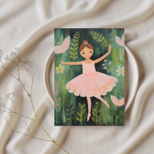Ballerina in the Gardenはがき ポストカード