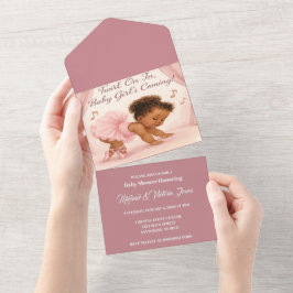 Ballerina in the Making オールインワン招待状