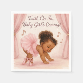 Ballerina in the Making スタンダードカクテルナプキン