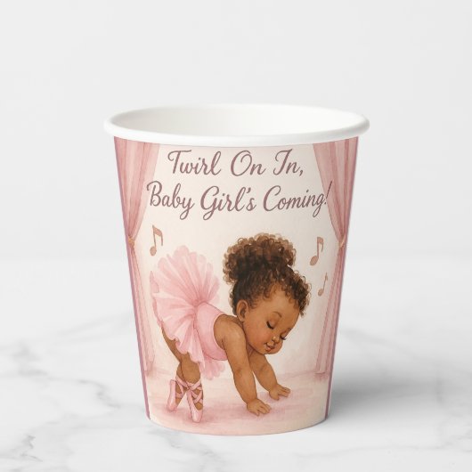 Ballerina in the Making 紙コップ (裏面)