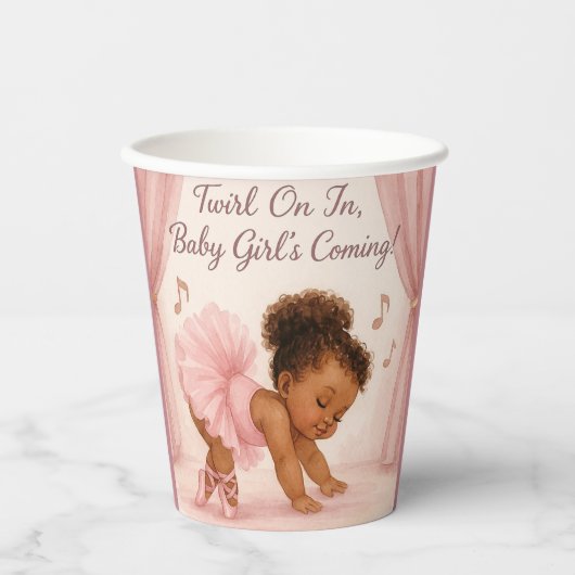 Ballerina in the Making 紙コップ (正面)