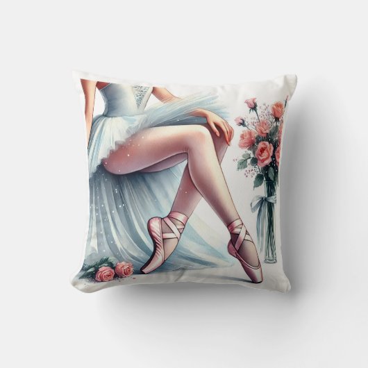 ballerina legs クッション (正面)