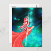 Ballerina Night Sky Postcard ポストカード (正面/裏面)