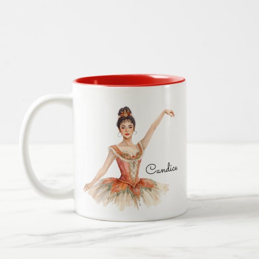 Ballerina Nutcracker ツートーンマグカップ (左)