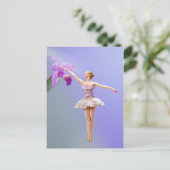 Ballerina, Orchid on Purpleはがき ポストカード (スタンド正面)