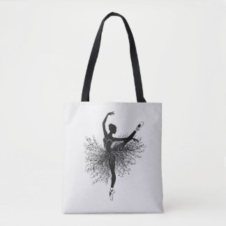 Ballerina Silhouette Tote Bag | Ballet Dancer Gift トートバッグ