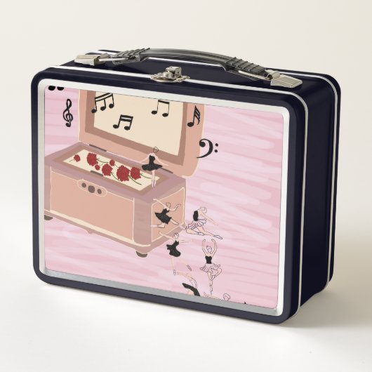 Ballerina Symphony in a Box メタルランチボックス (正面)