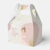  Ballerina Tutu Ballet Dancer Girl 5th Birthday フェイバーボックス (正面サイド)