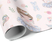 Ballerina With Swans  ラッピングペーパー (ロールコーナー)