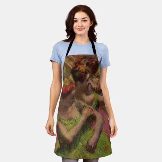 Ballerinas Adjusting Their Dresses (Edgar Degas) エプロン (着用した状態)