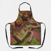 Ballerinas Adjusting Their Dresses (Edgar Degas) エプロン (正面)