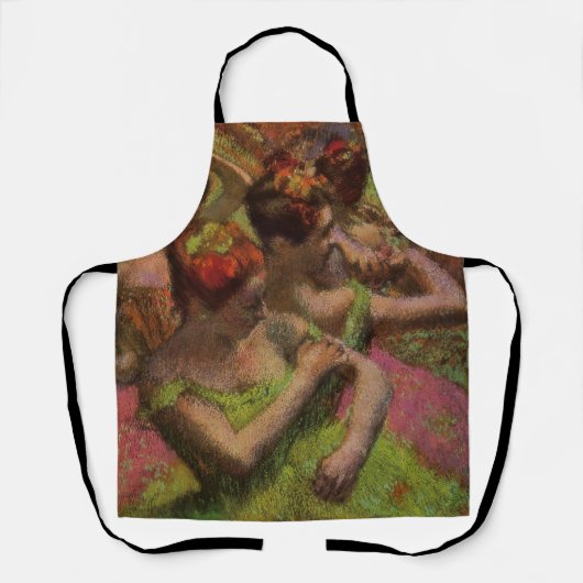 Ballerinas Adjusting Their Dresses (Edgar Degas) エプロン (正面)