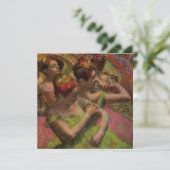 Ballerinas Adjusting Their Dresses (Edgar Degas) カード (スタンド正面)