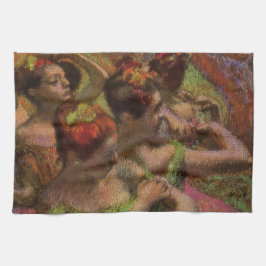 Ballerinas Adjusting Their Dresses (Edgar Degas) キッチンタオル