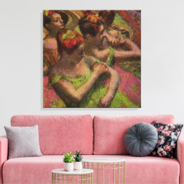 Ballerinas Adjusting Their Dresses (Edgar Degas) キャンバスプリント