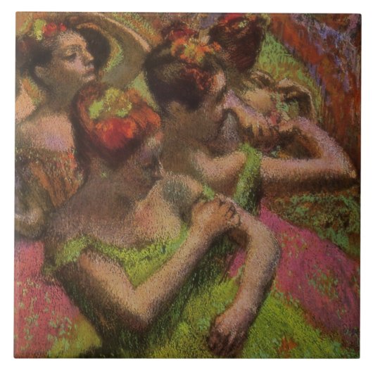 Ballerinas Adjusting Their Dresses (Edgar Degas) タイル (正面)