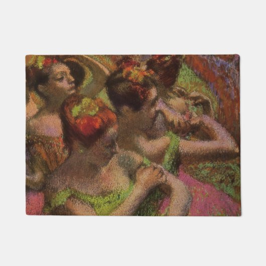 Ballerinas Adjusting Their Dresses (Edgar Degas) ドアマット (正面)