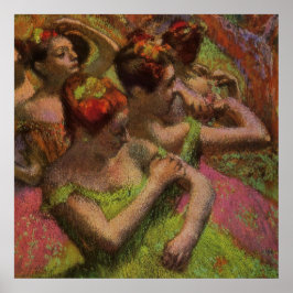 Ballerinas Adjusting Their Dresses (Edgar Degas) ポスター