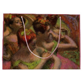 Ballerinas Adjusting Their Dresses (Edgar Degas) ラージペーパーバッグ (裏面)
