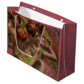 Ballerinas Adjusting Their Dresses (Edgar Degas) ラージペーパーバッグ (正面アングル)