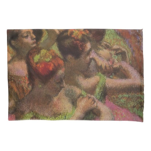 Ballerinas Adjusting Their Dresses (Edgar Degas) 枕カバー (正面左)