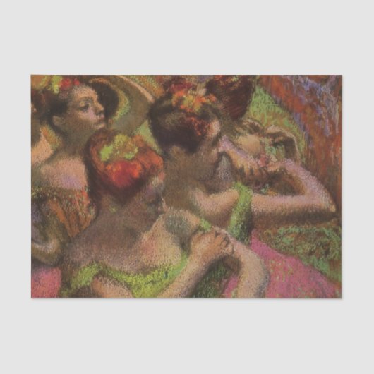 Ballerinas Adjusting Their Dresses (Edgar Degas) 薄葉紙 (正面)
