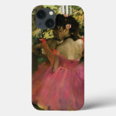 Ballerinas in Pink（ピンク）、Edgar Degas著  Case-Mate iPhoneケース (裏面)