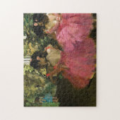 Ballerinas in Pink by Edgar Degas ジグソーパズル (縦)