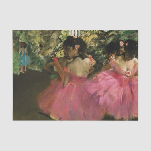 Ballerinas in Pink by Edgar Degas     薄葉紙 (正面)