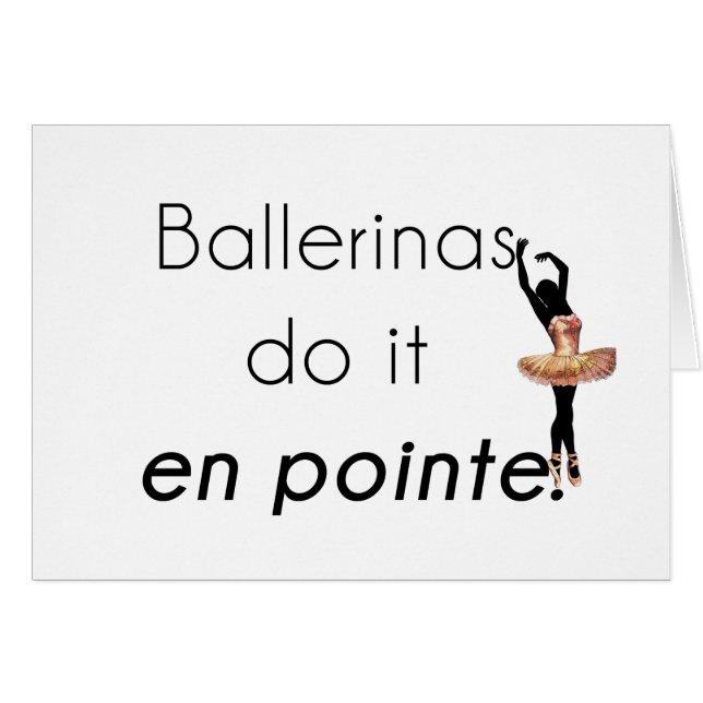 Ballerinas so it! (正面横)