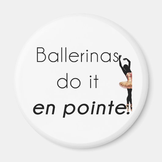 Ballerinas so it! マグネット (正面)