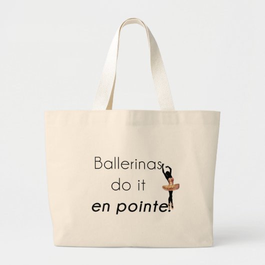 Ballerinas so it! ラージトートバッグ (正面)