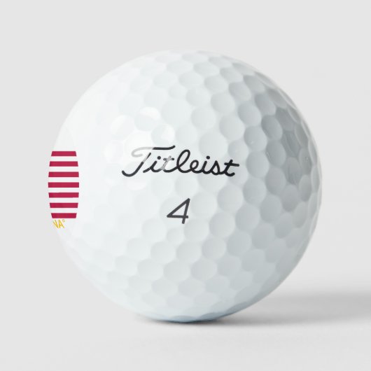 Balles de golf Drapeau américain ゴルフボール (ロゴ)