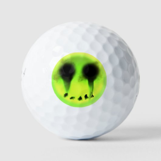 Balles De Golf Glowmoji ゴルフボール (正面)